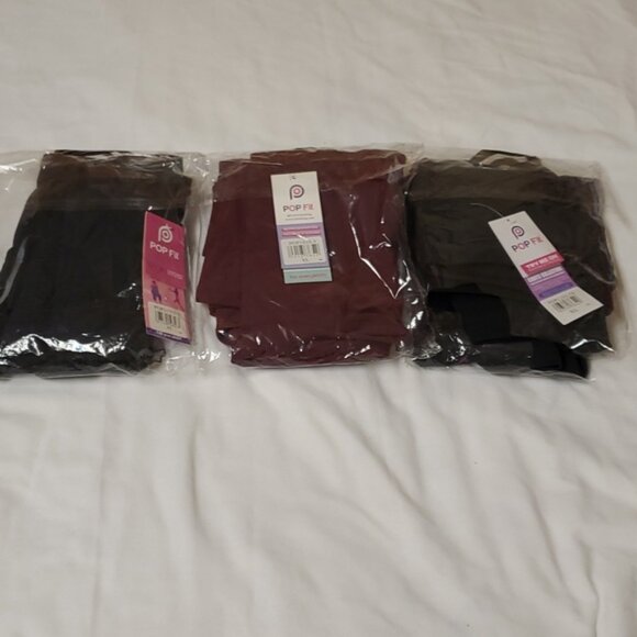 POP Fit 3-PACK Women's Leggings Set in Multicolor Size XL NWT - Picture 10 of 13